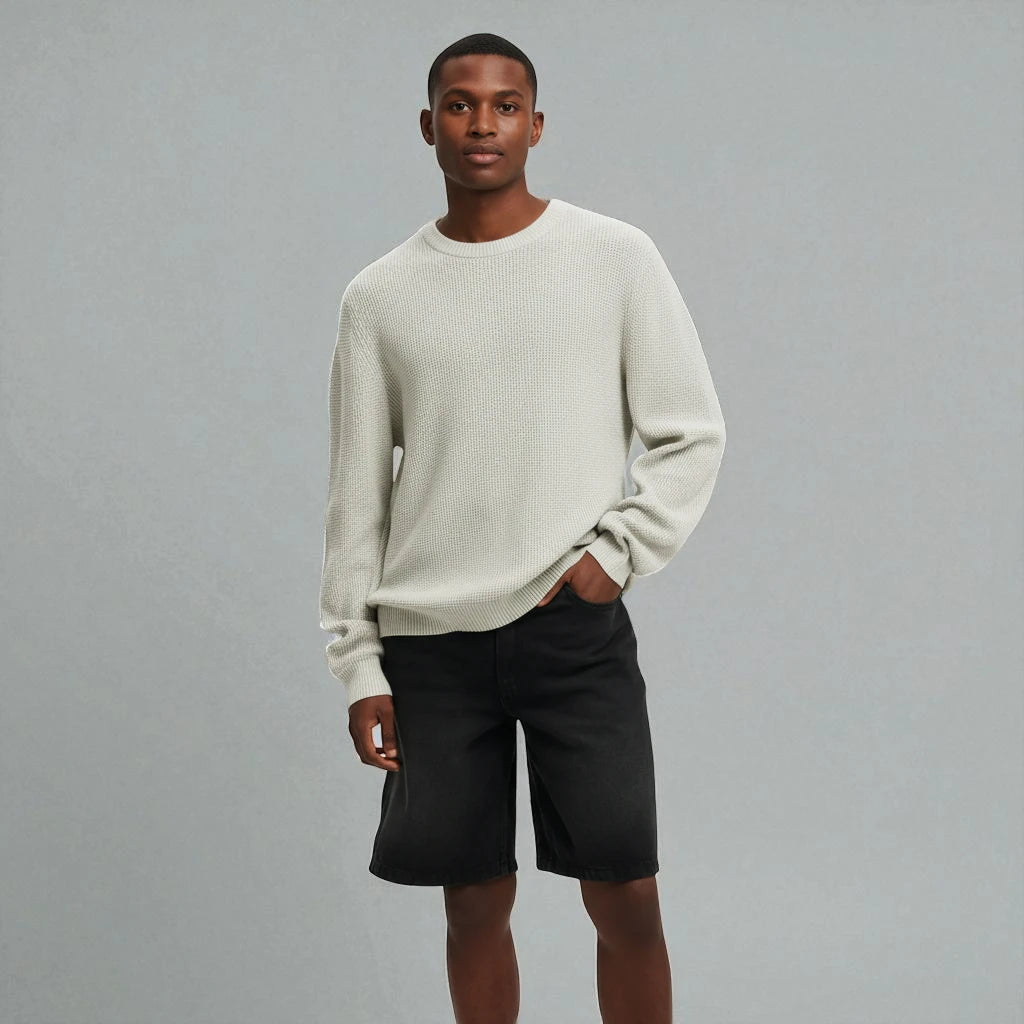 Short jean ample homme