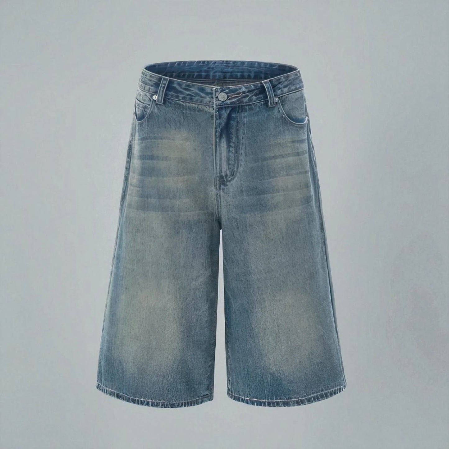 Bermuda long en jean homme