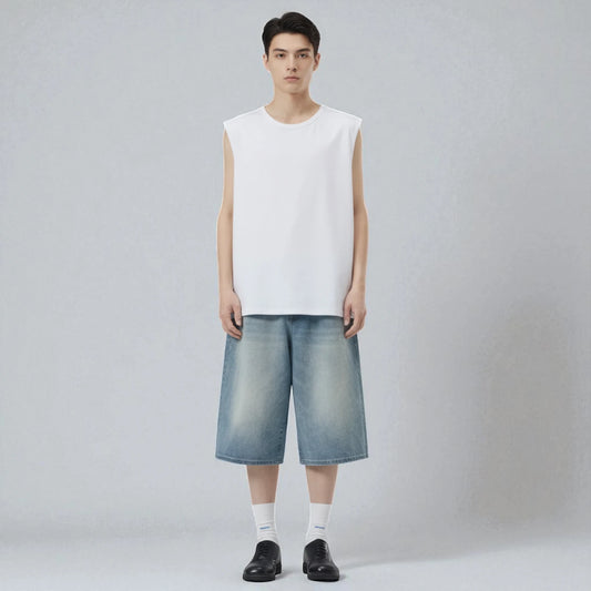 Bermuda en jean pour homme