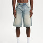 Short jean baggy homme