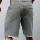 Short en jean déchiré homme