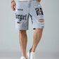 Short jean streetwear homme