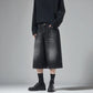 Bermuda en jean noir homme