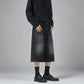 Bermuda en jean noir homme