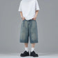 Bermuda long en jean homme