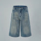 Bermuda long en jean homme